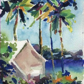 Bermuda House and Palms
